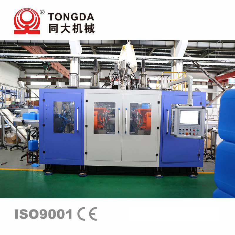 Plastic 10L Full Automatic Blow Moulding Machine hydraulic Double Station